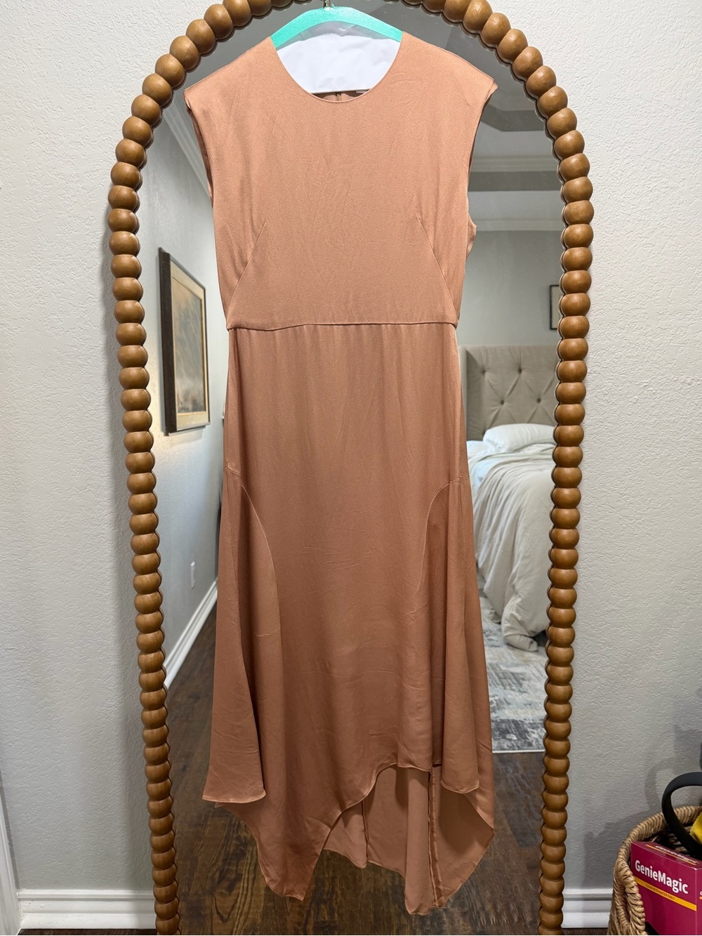 Veronica Beard Peony Satin Midi Dress
